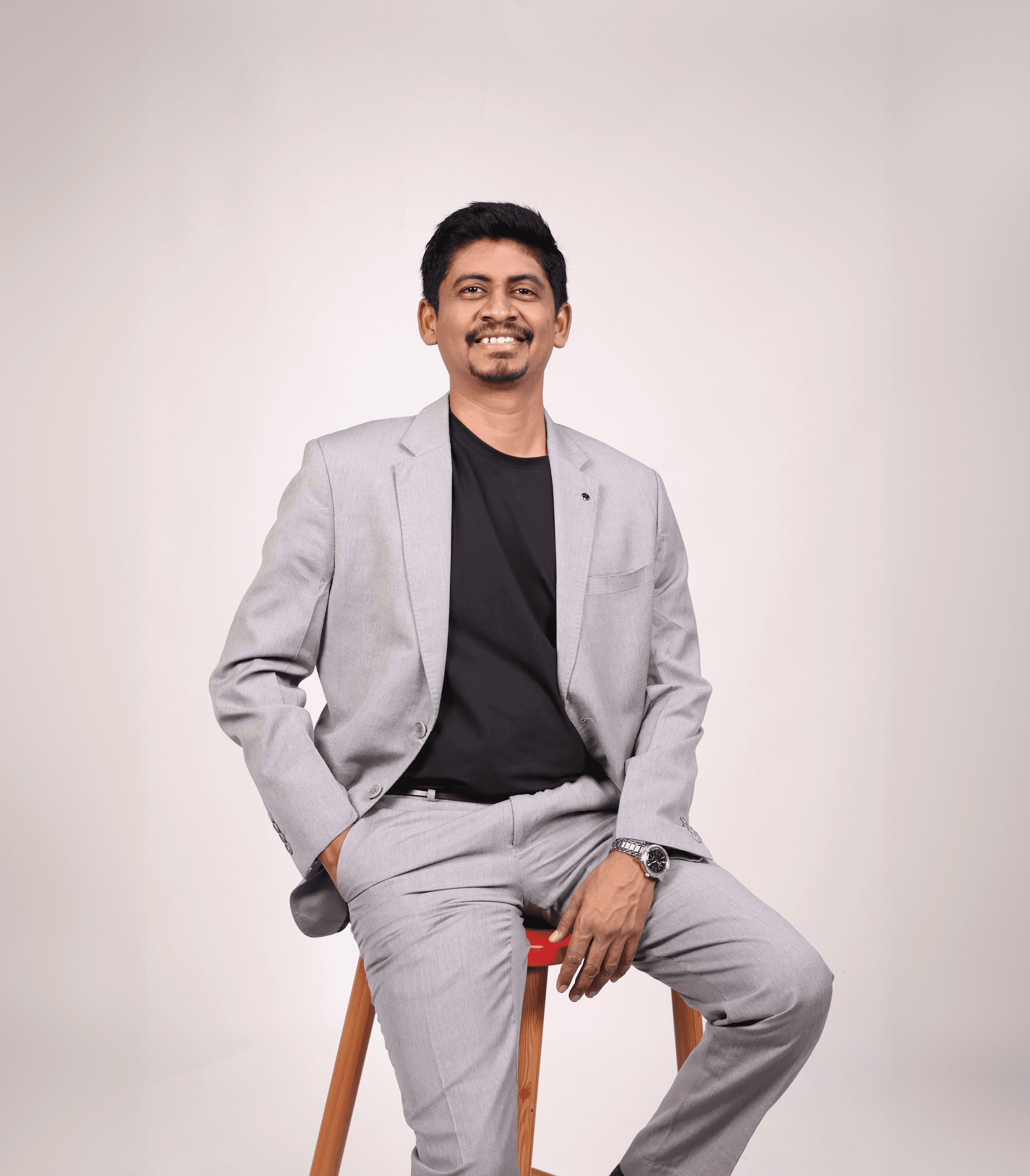 Portrait of Saachin Mane, Founder and CEO of Yukosa